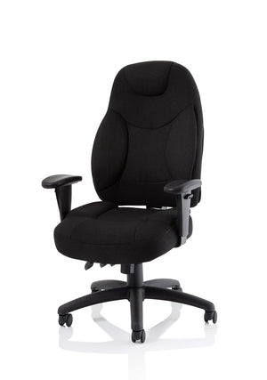 Galaxy Task Operator Chair Black Fabric With Arms Image 6