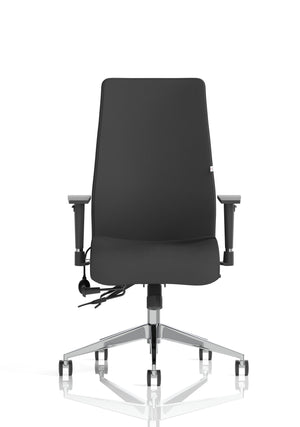 Onyx Ergo Posture Chair Black Fabric Without Headrest With Arms Image 3