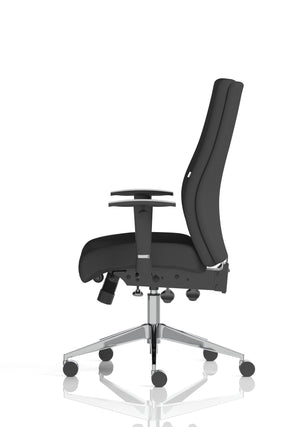 Onyx Ergo Posture Chair Black Fabric Without Headrest With Arms Image 5