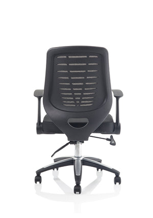Relay Task Operator Chair Airmesh Seat Black Back With Arms Image 7