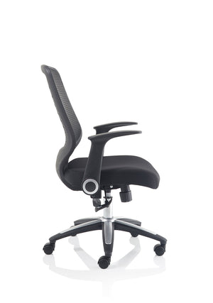 Relay Task Operator Chair Airmesh Seat Black Back With Arms Image 9