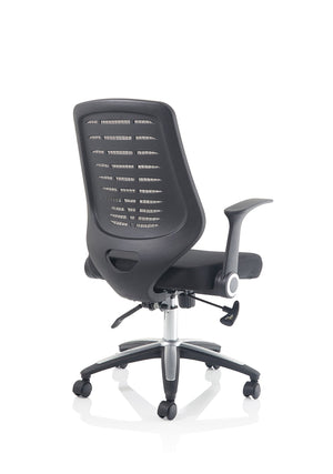 Relay Task Operator Chair Airmesh Seat Silver Back With Arms Image 8