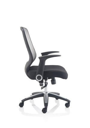 Relay Task Operator Chair Airmesh Seat Silver Back With Arms Image 9