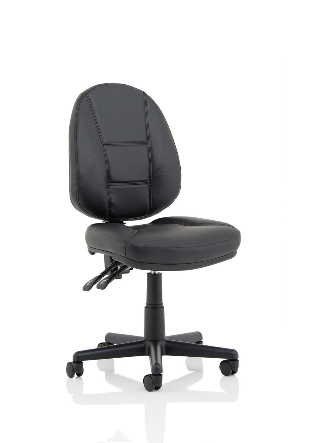 Jackson Black Leather High Back Executive Chair