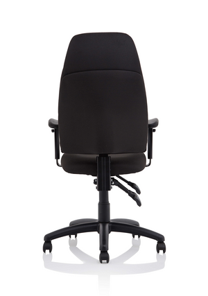 Esme Black Fabric Posture Chair With Height Adjustable Arms Image 9