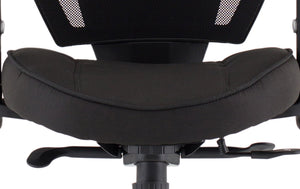 Denver Black Mesh Chair No Headrest Image 13