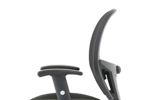 Denver Black Mesh Chair No Headrest Image 11