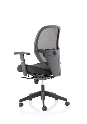 Denver Black Mesh Chair No Headrest Image 5