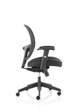 Denver Black Mesh Chair No Headrest Image 8