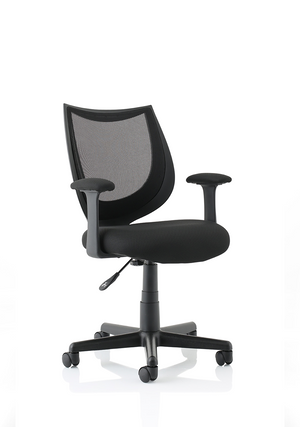 Camden Black Mesh Chair