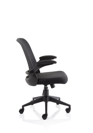 Crew Task Operator Mesh Chair With Folding Arms Image 9