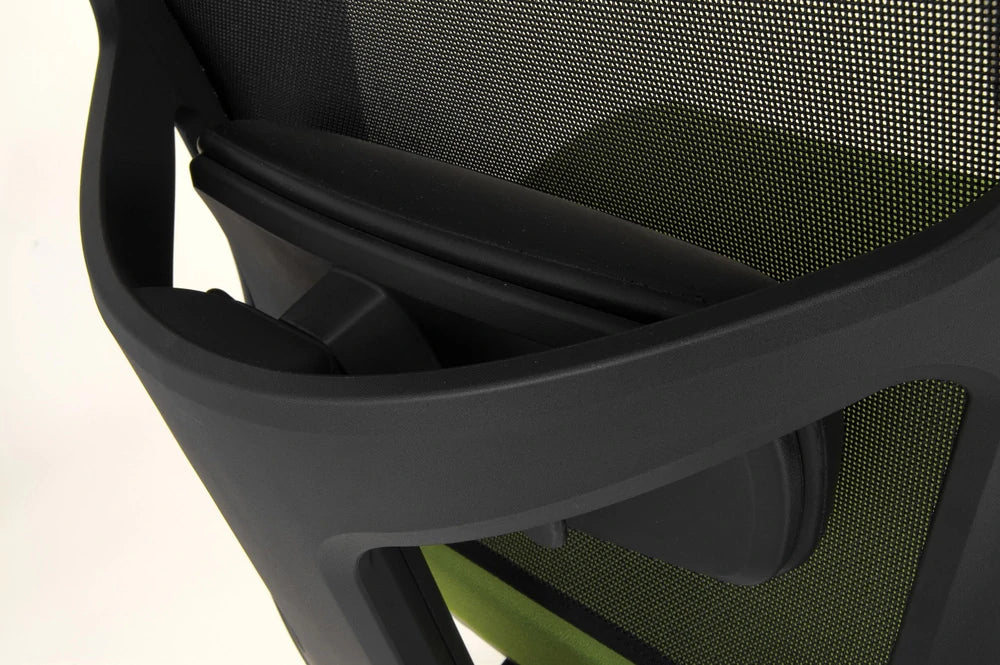 Oz Series High Backrest Swivel Mesh Chair With Headrest  Vario Adjustable Arms 4
