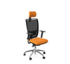 Oz Series High Backrest Swivel Mesh Chair With Headrest  Vario Adjustable Arms Oz3Sl Armvar Hrest E112 Bms