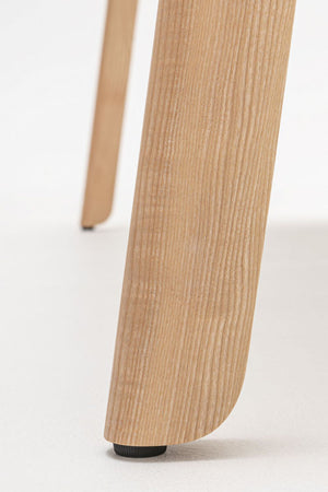Ogi B Wooden Straight Desk Leg Detail