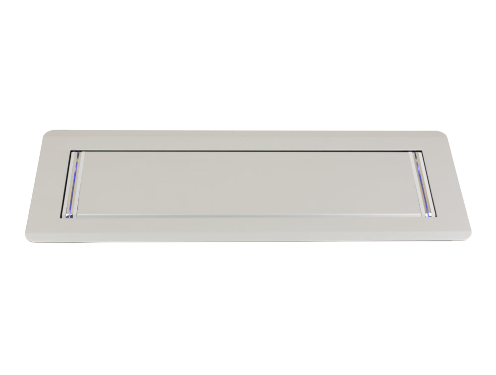 One Touch with 2no UK Fused Sockets White 2