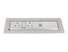 One Touch with 2no UK Fused Sockets White