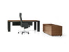 Frezza Ono Desk With Metal Structure And Wooden Cupboard