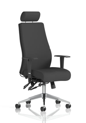 Onyx High Back Ergonomic Posture Chair With Height Adjustable Arms OP000094 2