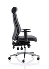 Onyx Ergo Posture Chair Black Fabric Without Headrest With Arms Image 20