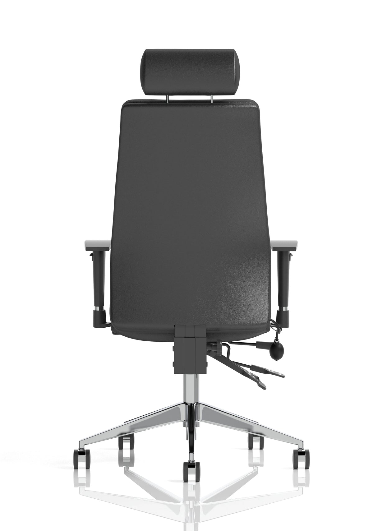 Onyx Ergo Posture Chair Black Fabric Without Headrest With Arms Image 16