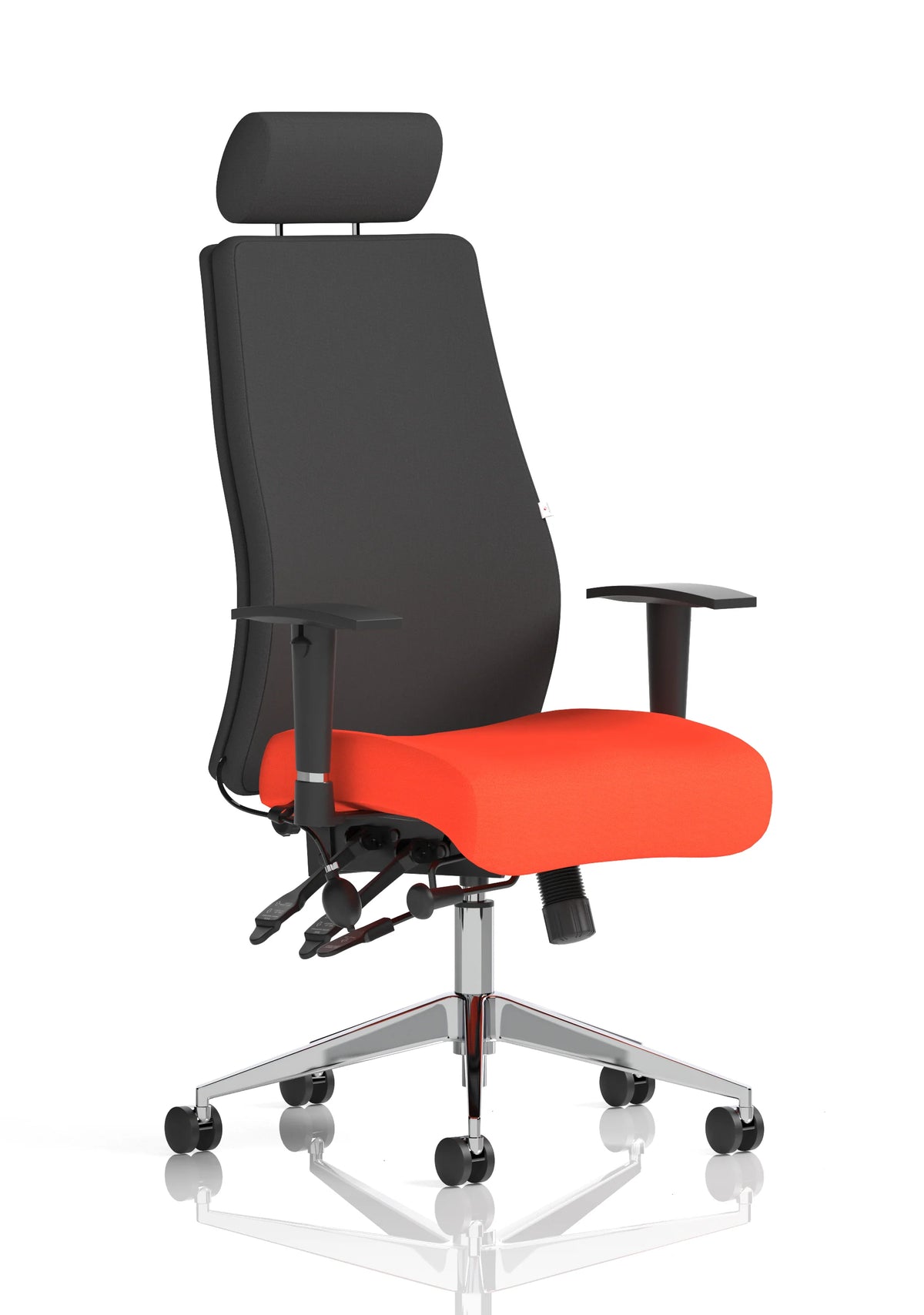 Onyx High Back Ergonomic Posture Chair with Height Adjustable Arms KCUP0420