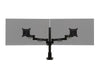 Orion Double Flat Screen Monitor Arms Black