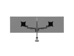 Orion Double Flat Screen Monitor Arms Silver