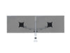 Orion Double Flat Screen Monitor Arms Silver