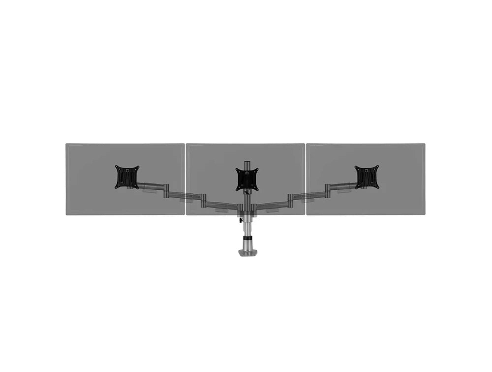 Orion Single Flat Screen Pole Monitor Arm Silver