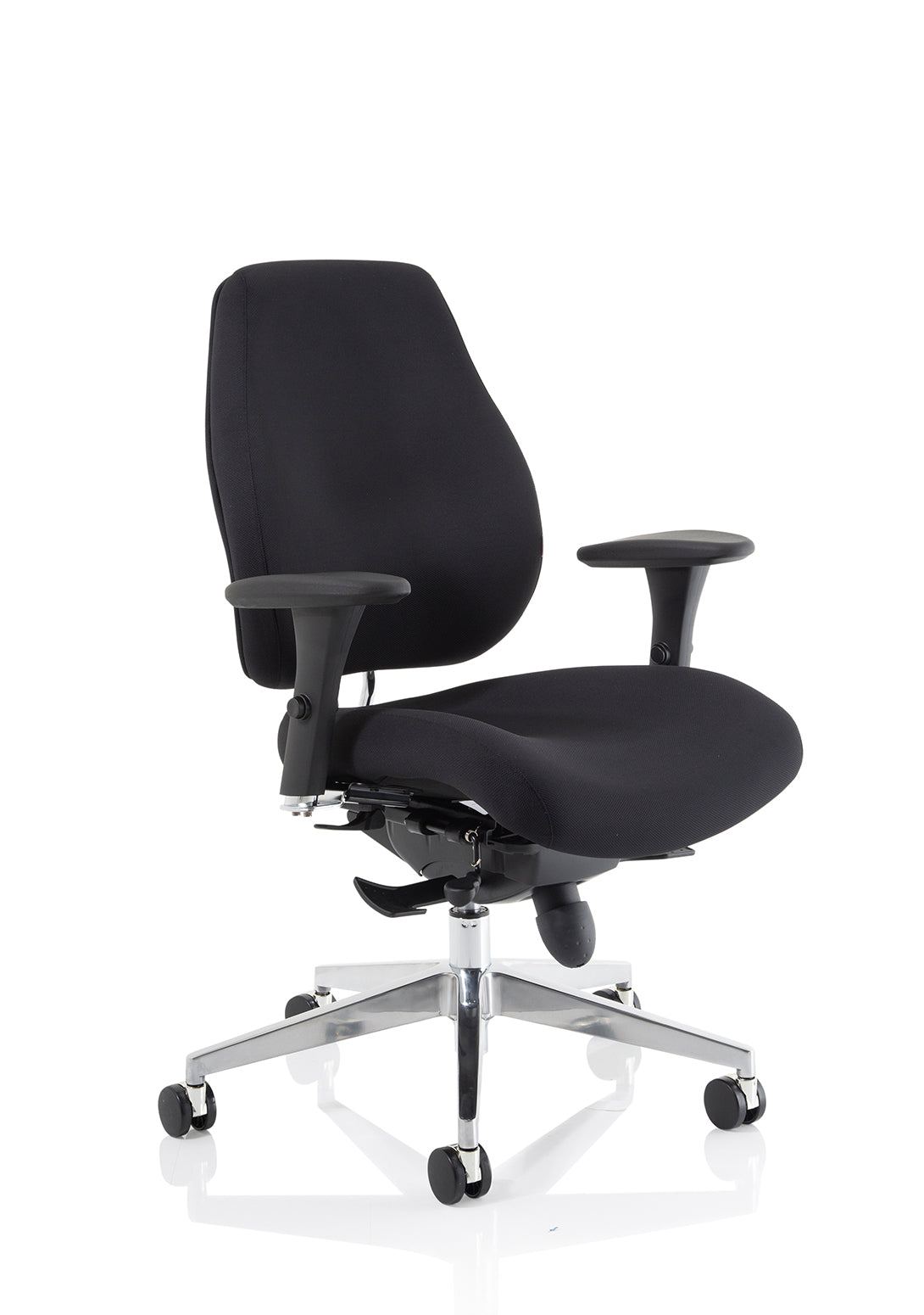 Chiro Plus Ergo Posture Chair Black With Arms