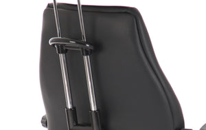 Chiro Plus Ultimate Black Leather With Arms With Headrest Image 17