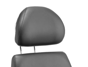 Chiro Plus Ultimate Black Leather With Arms With Headrest Image 12
