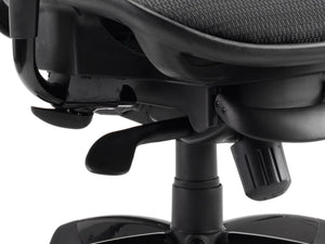 Stealth Shadow Ergo Posture Chair Black Mesh Seat And Back With Arms Image 11