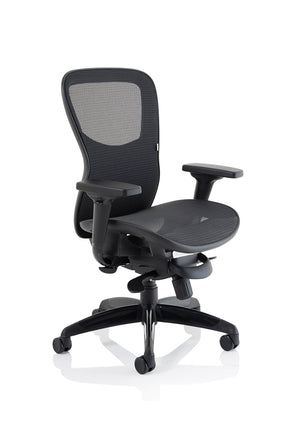 Stealth Shadow Ergo Posture Chair Black Mesh Seat And Back With Arms Image 3