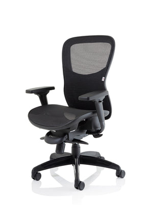 Stealth Shadow Ergo Posture Chair Black Mesh Seat And Back With Arms Image 5