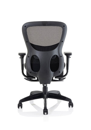 Stealth Shadow Ergo Posture Chair Black Mesh Seat And Back With Arms Image 8