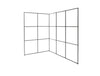 Palisades Metal Grid Office Space Separators