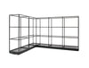 Palisades Zoning Metal Grid Room Dividers With Base