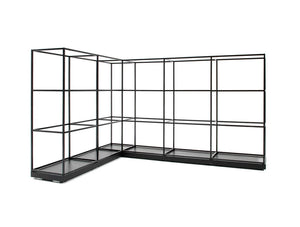 Palisades Zoning Metal Grid Room Dividers With Base