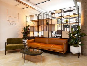 Partitions Metal Grid Office Space Dividers Between Workspace And Rest Space