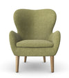 Pause Lounge Armchair With Wooden Frame 5