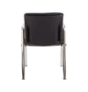 Pavilion Armchair Black PU Chrome 5