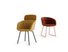 Paxt Aluminium Tub Chair in 5 Star Base with Castors 6