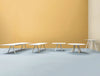 Pedrali Arki Rectangular Table With Cable Management 6 In Various Size