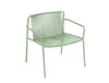 Pedrali Tribeca Steel And Pvc Easy Chair With Armrests 6