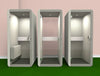 Penelope Acoustic Work Booth With Upholstered Back Walls For Reception Areas