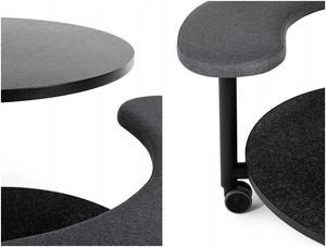 Picnix Round Table with Bench on Castors 2