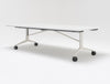 Plex Folding White Board Table on Castors