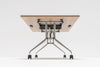 Plica Rectangular Folding Table on Castors 3