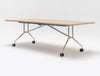 Plica Rectangular Folding Table on Castors